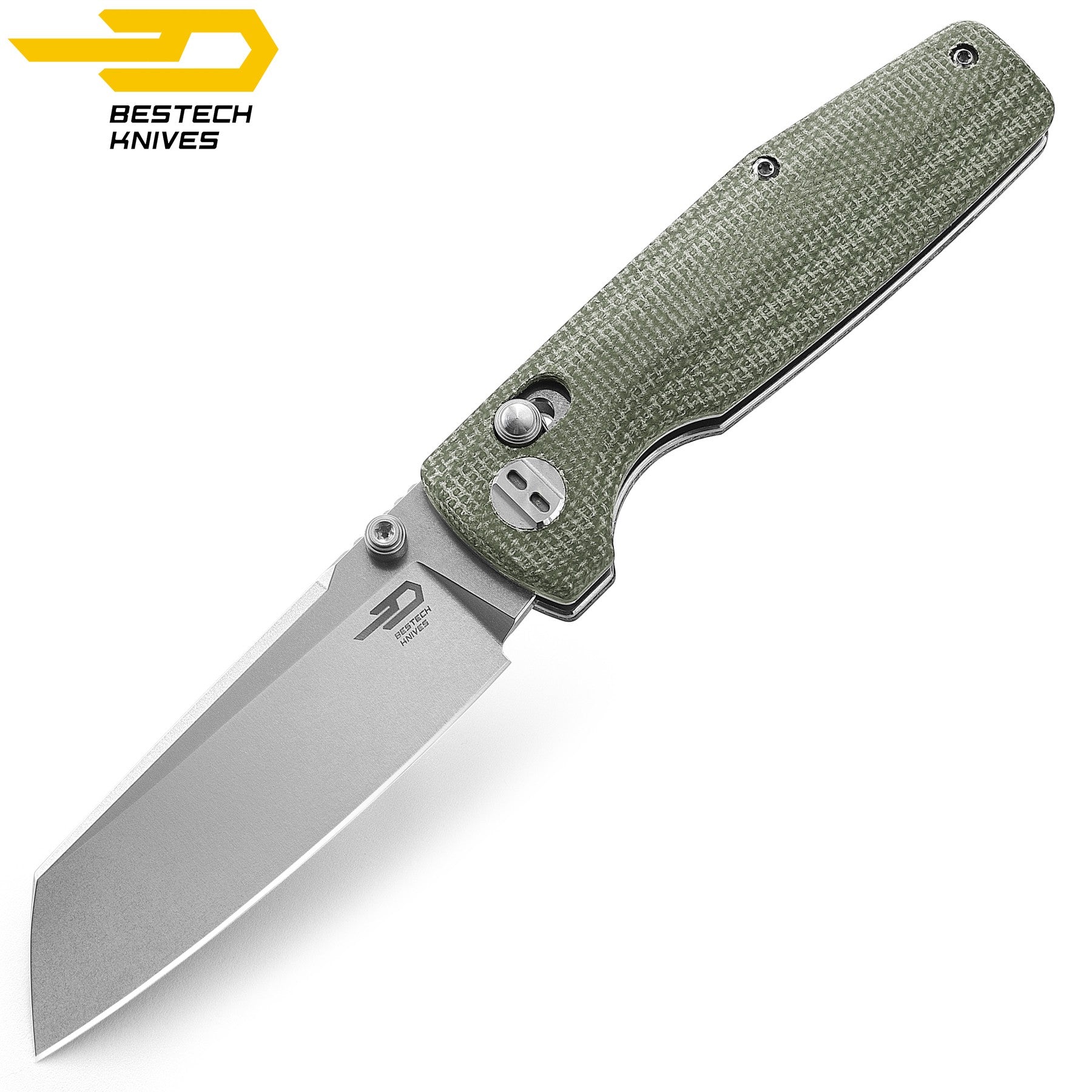 Bestech Navalha Slasher Verde Micarta D2