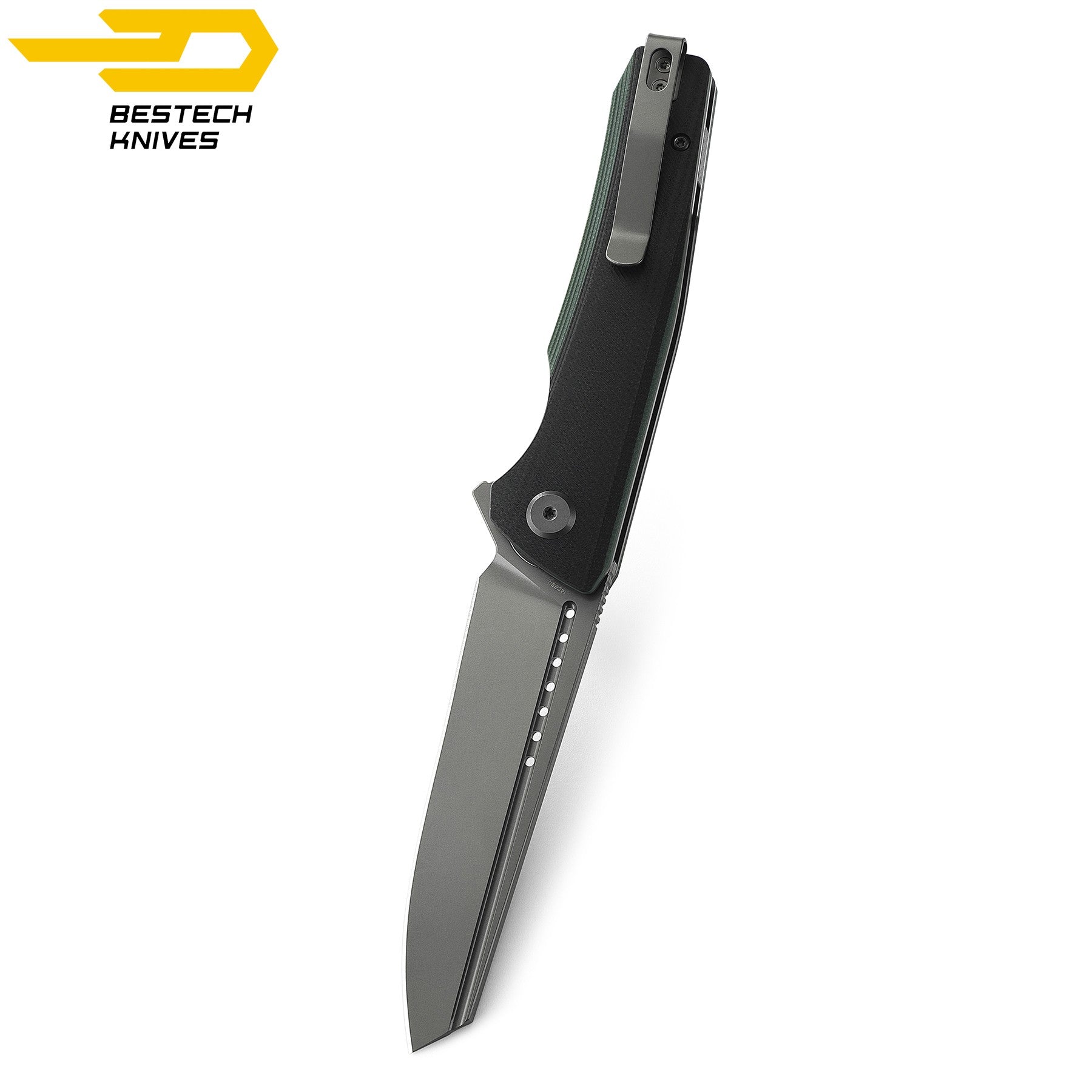 Bestech Navalha Slyther Preto Verde G10  14C28N — foto 4