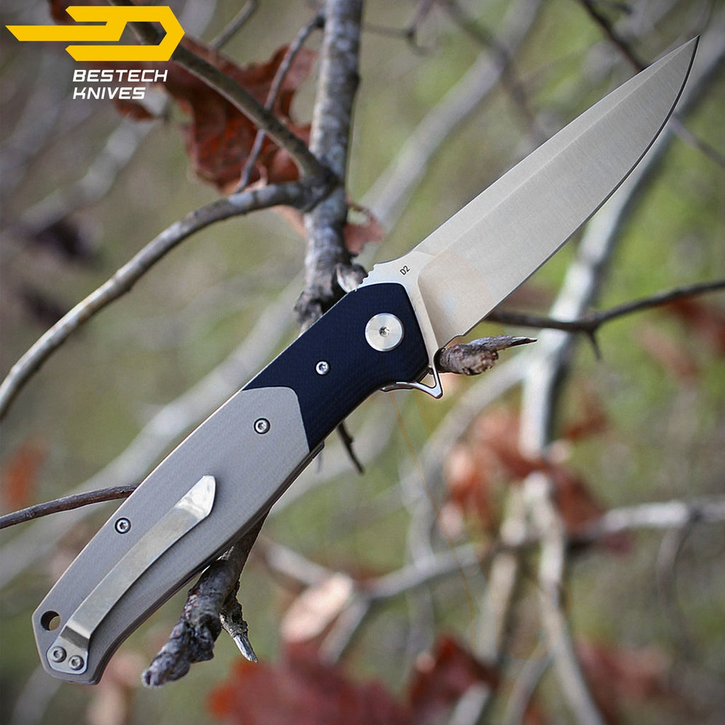 Bestech Navalha Swordfish Preto Bege G10 D2 — foto 7