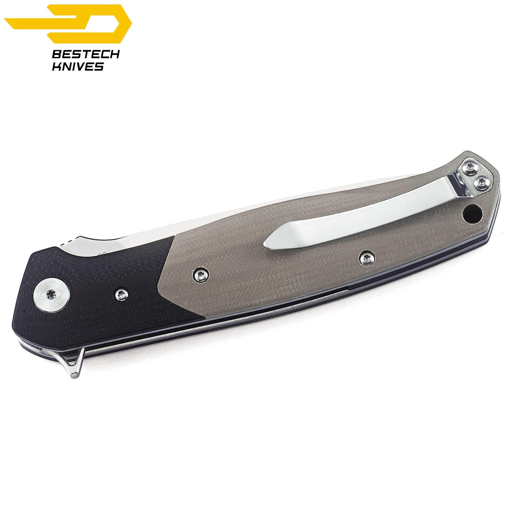 Bestech Navalha Swordfish Preto Bege G10 D2 — foto 2
