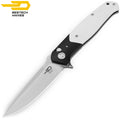 Bestech Navalha Swordfish Preto Branco G10 14C28N