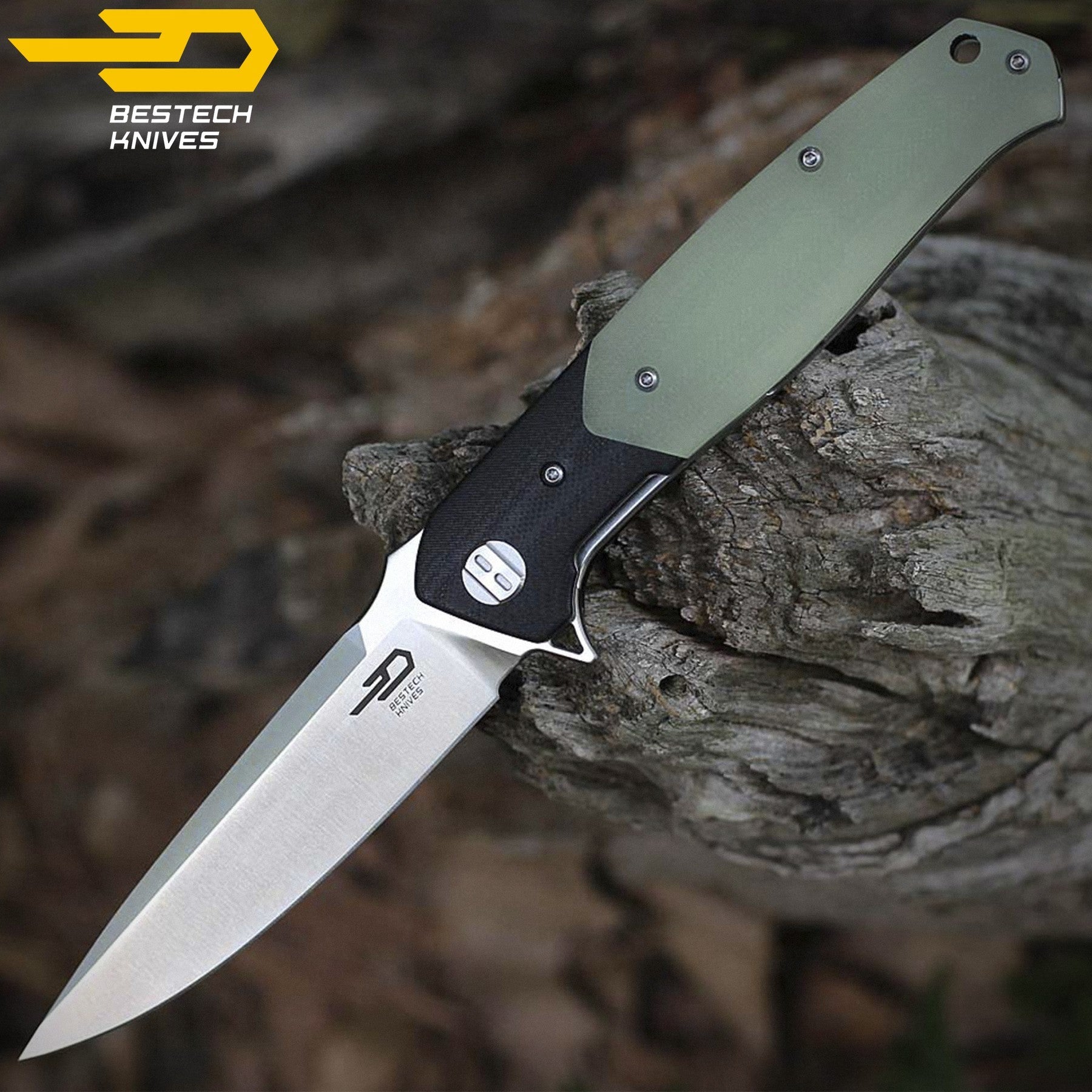 Bestech Navalha Swordfish Preto Jade G10 D2 — foto 7