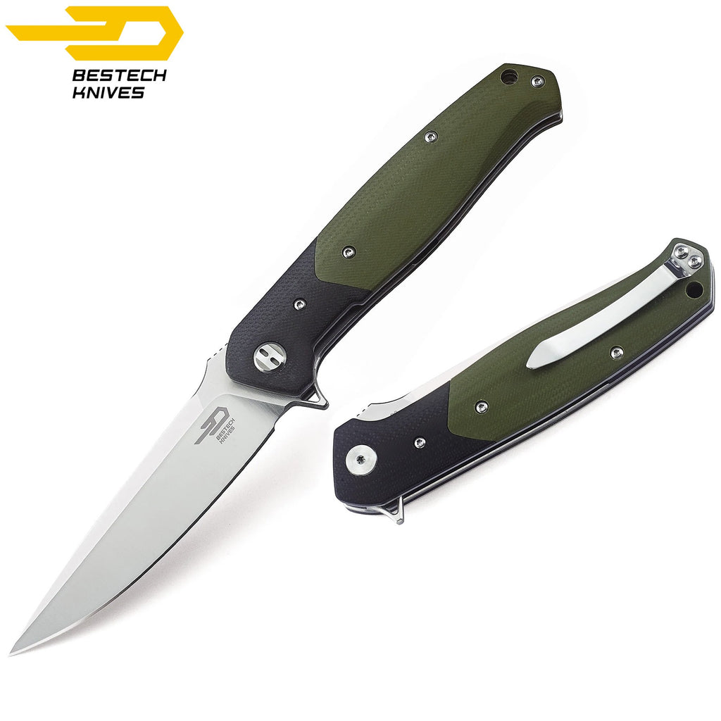 Bestech Navalha Swordfish Preto Verde G10 D2 — foto 4