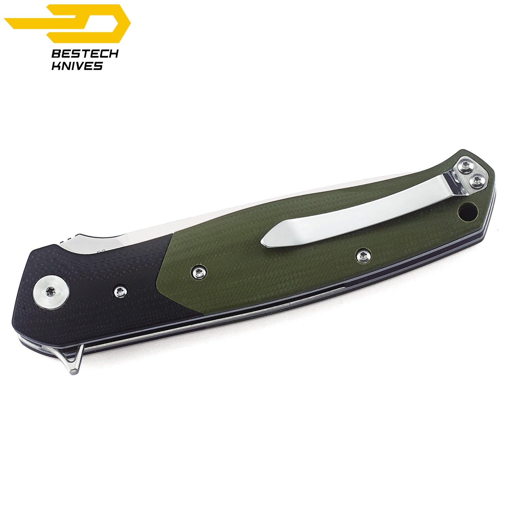 Bestech Navalha Swordfish Preto Verde G10 D2 — foto 2