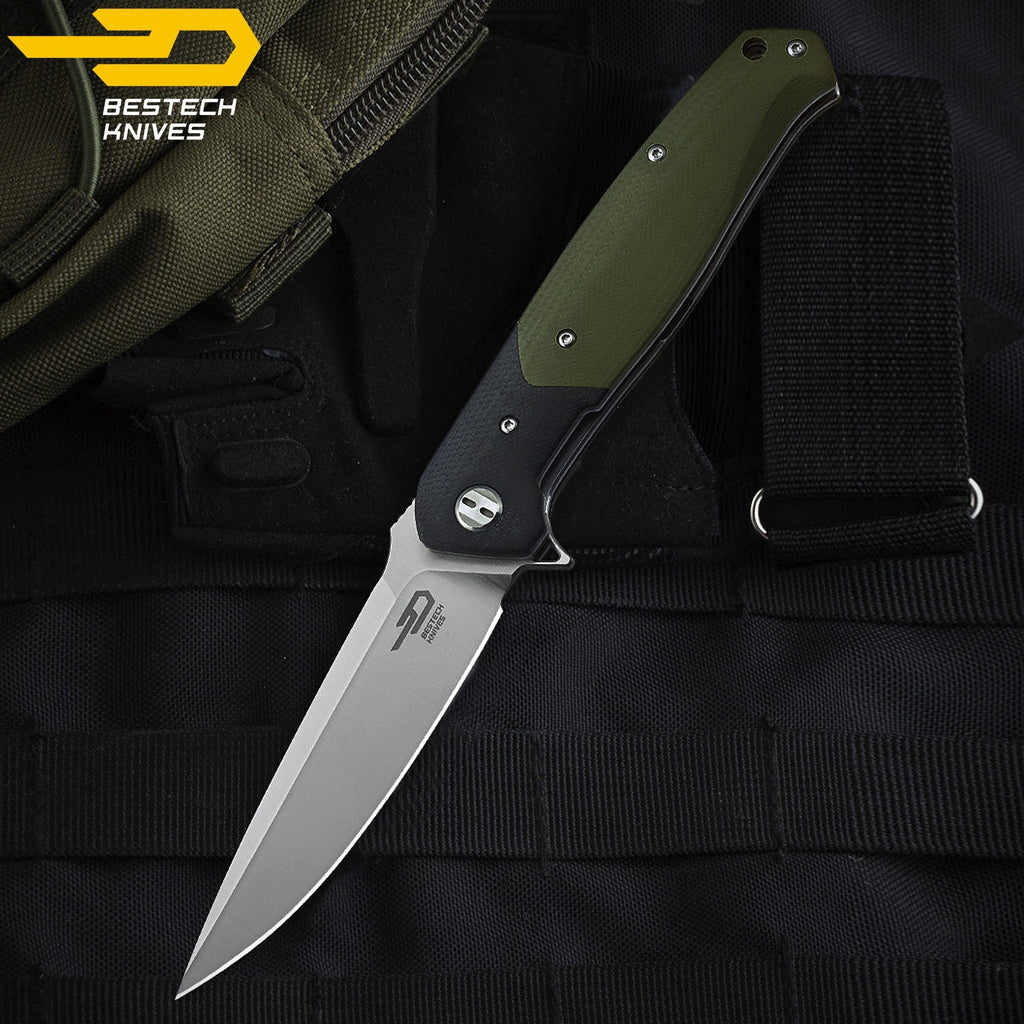 Bestech Navalha Swordfish Preto Verde G10 D2 — foto 8