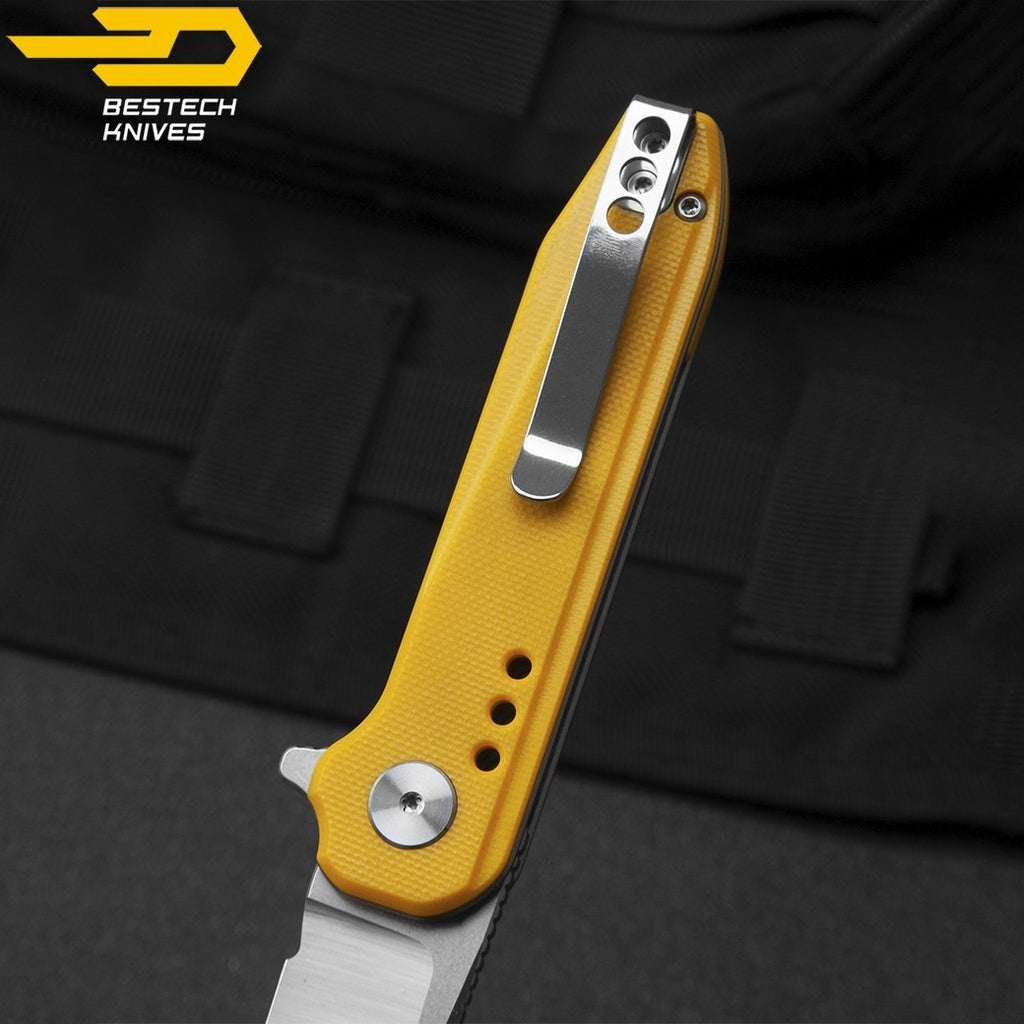 Bestech Navalha Syntax Amarelo G10 154CM — foto 8