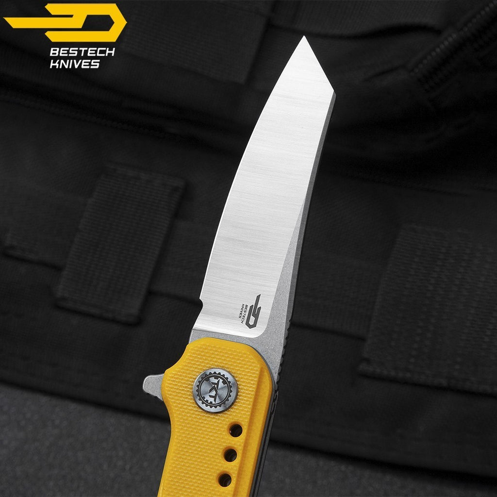 Bestech Navalha Syntax Amarelo G10 154CM — foto 7