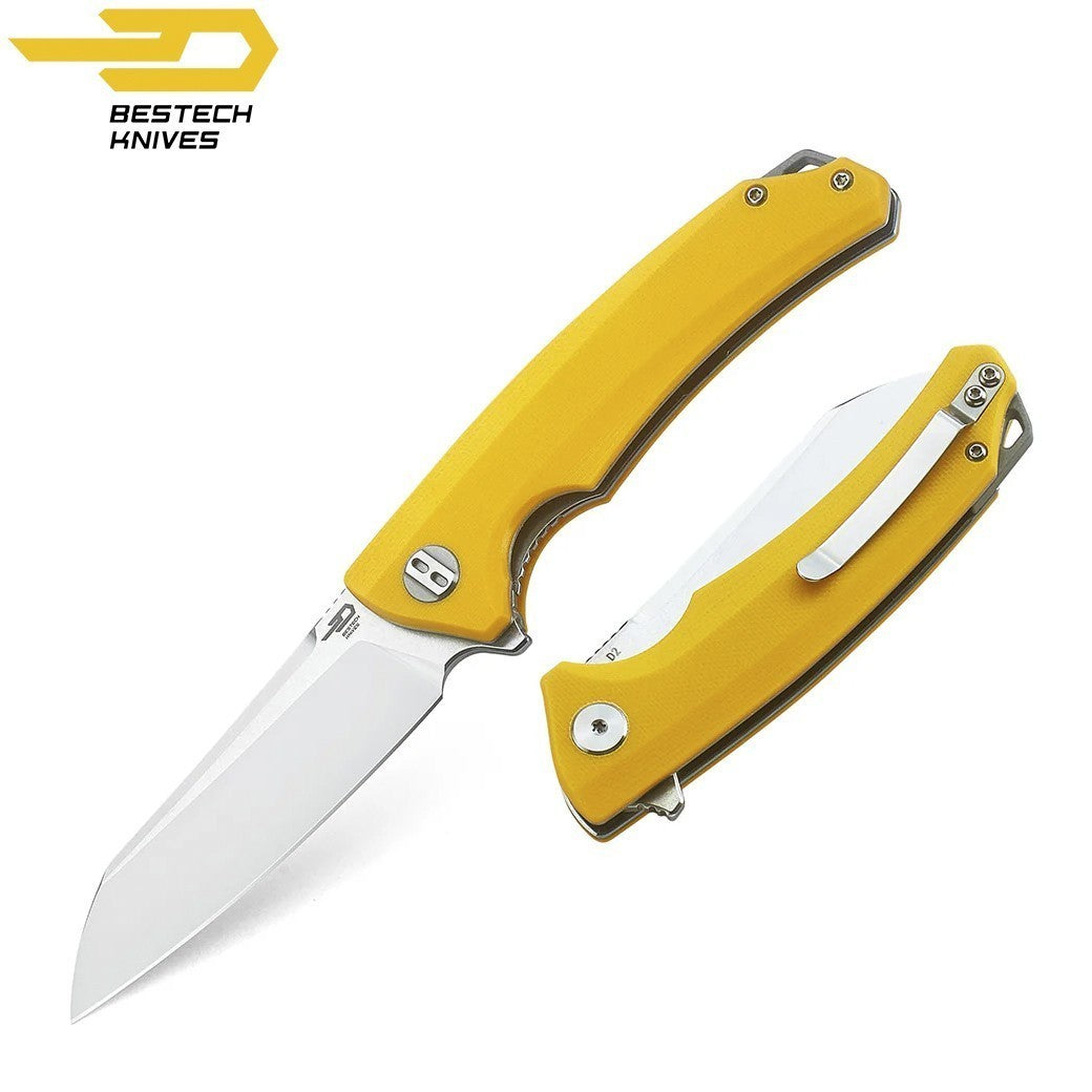 Bestech Navalha Texel Amarelo G10 D2 — foto 7