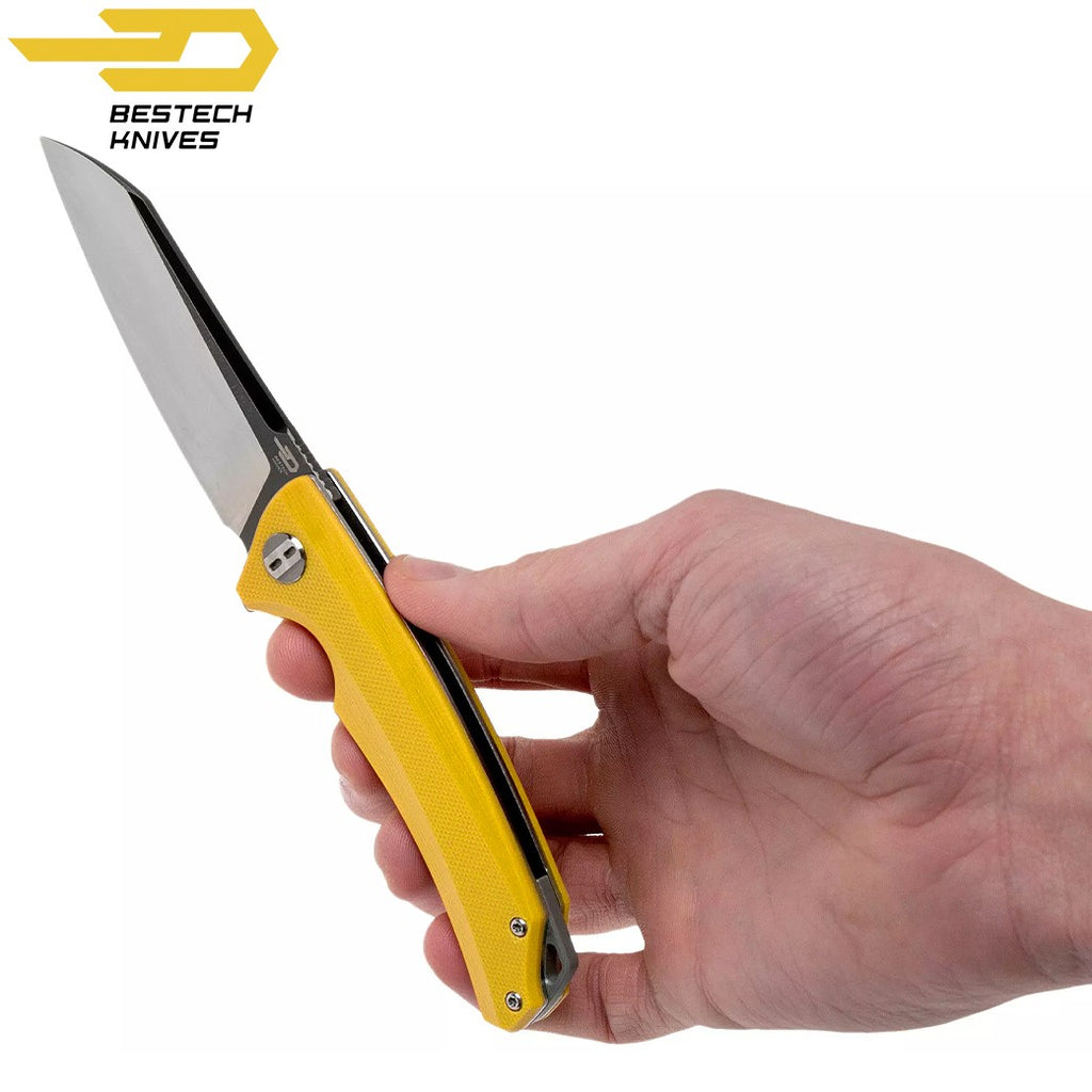 Bestech Navalha Texel Amarelo G10 D2 — foto 3
