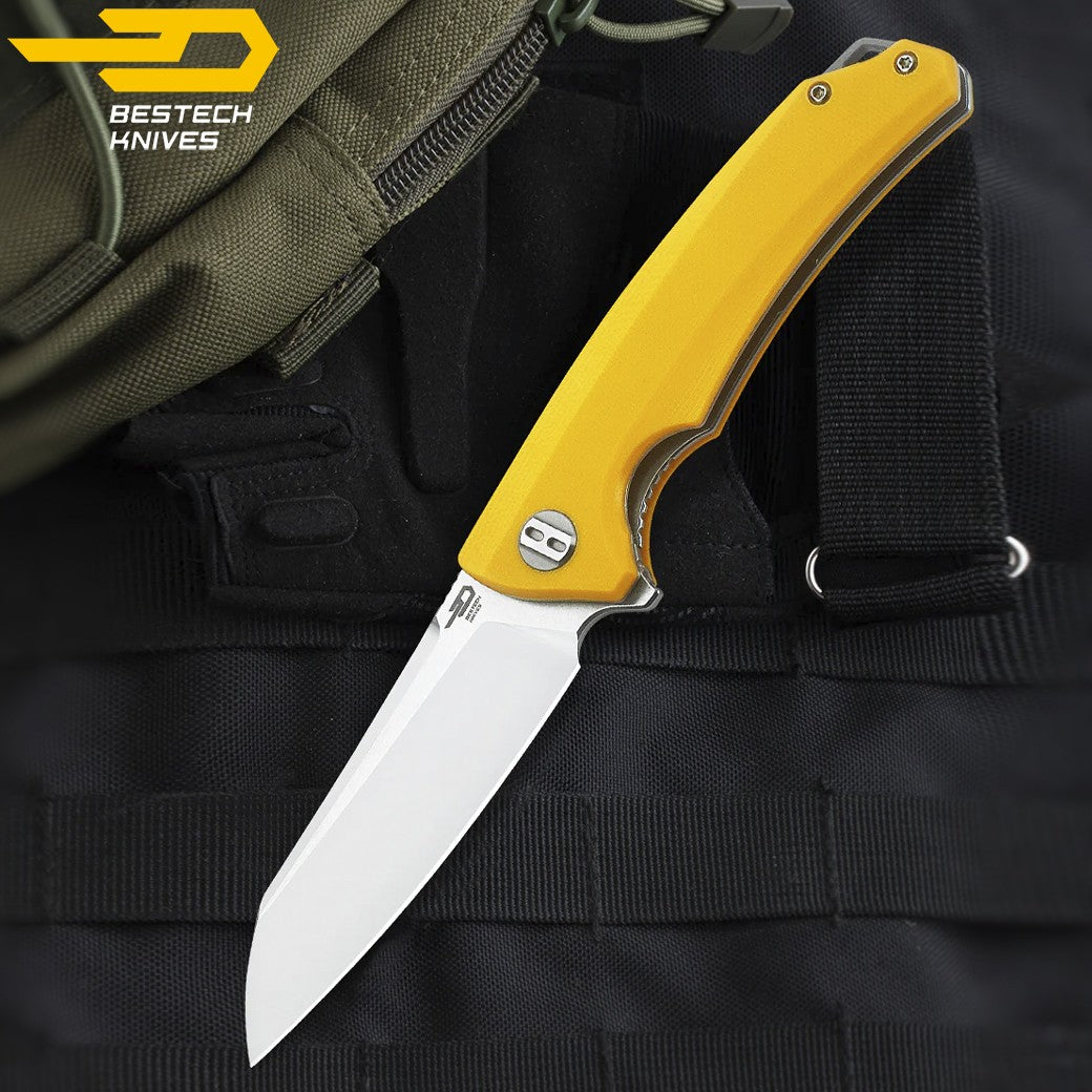 Bestech Navalha Texel Amarelo G10 D2 — foto 9