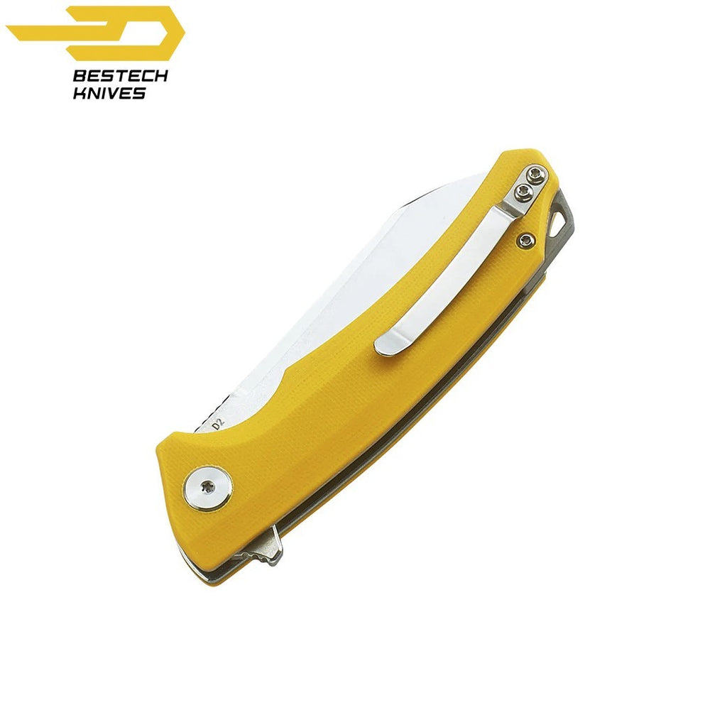 Bestech Navalha Texel Amarelo G10 D2 — foto 2