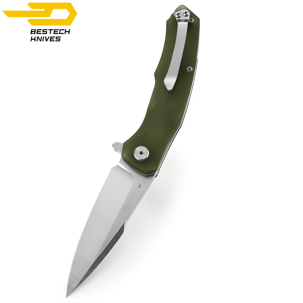 Bestech Navalha Warwolf Verde Tropa G10 D2 — foto 5