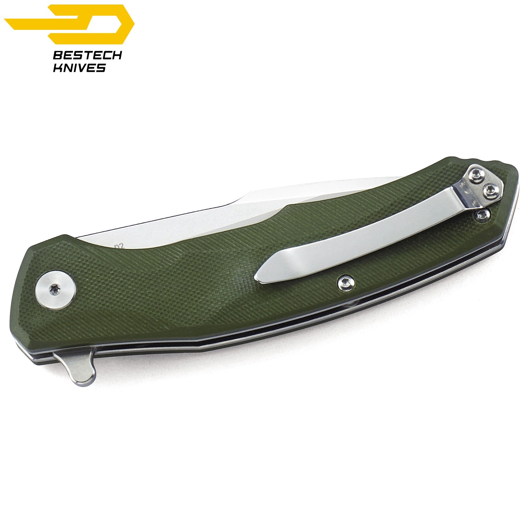 Bestech Navalha Warwolf Verde Tropa G10 D2 — foto 2