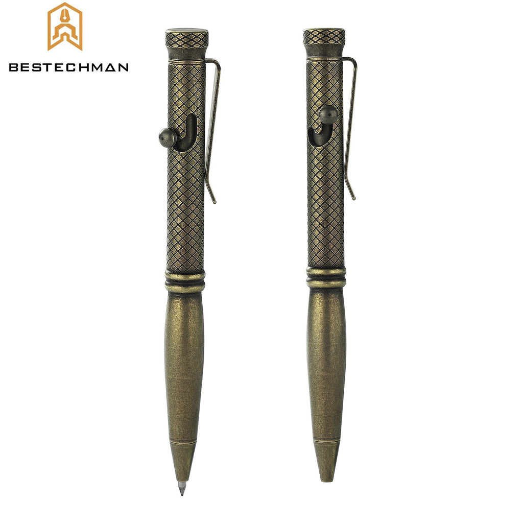 Bestechman Caneta Tatica Scribe Bronze Titanio Stonewash — foto 3