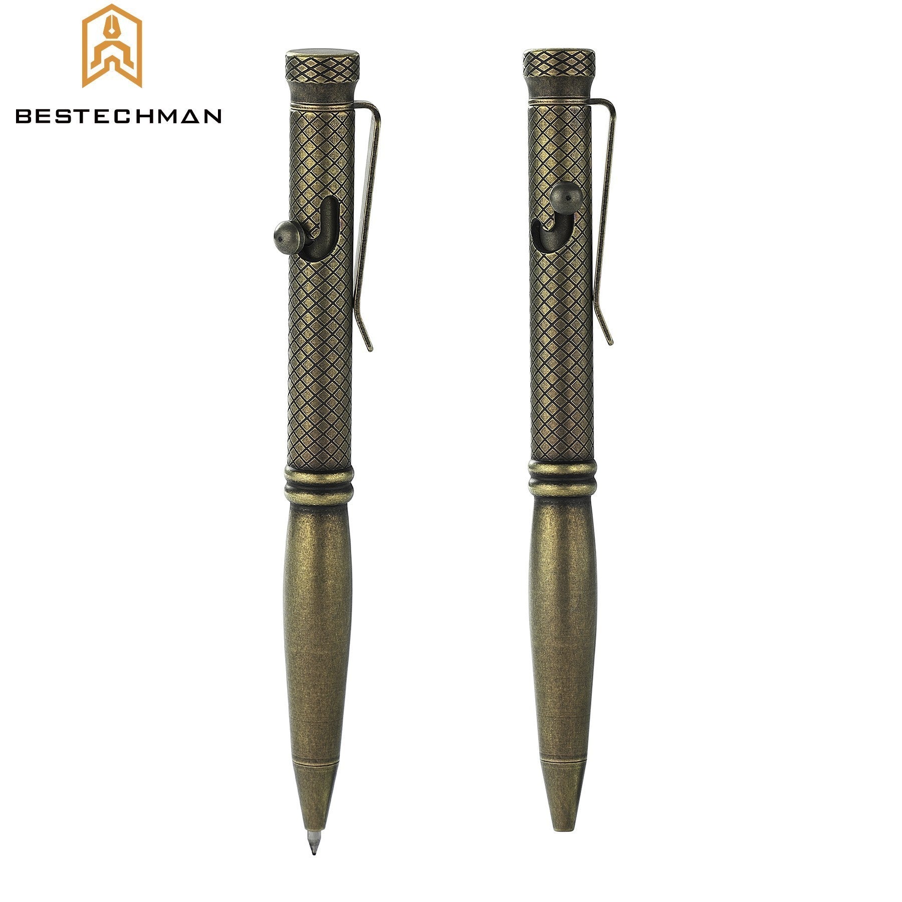 Bestechman Caneta Tatica Scribe Bronze Titanio Stonewash — foto 3