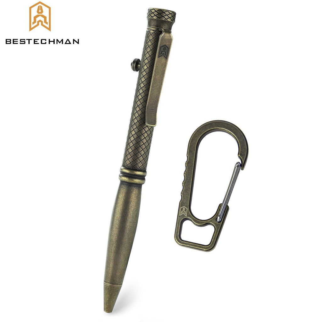 Bestechman Caneta Tatica Scribe Bronze Titanio Stonewash