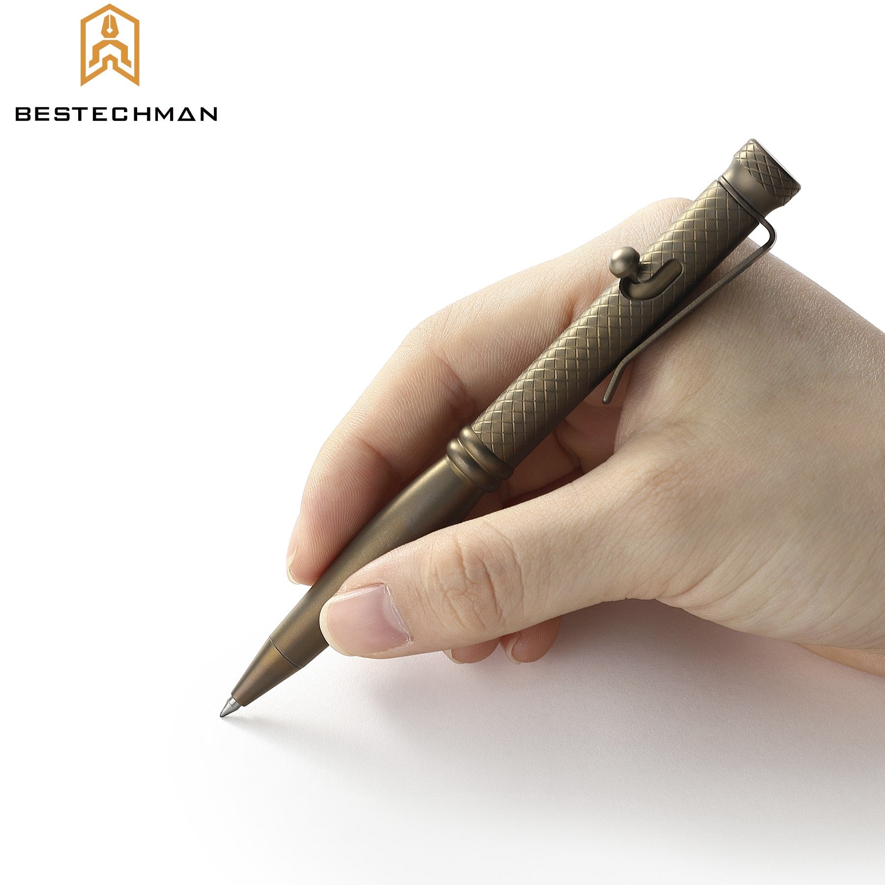 Bestechman Caneta Tatica Scribe Bronze Titanio — foto 4