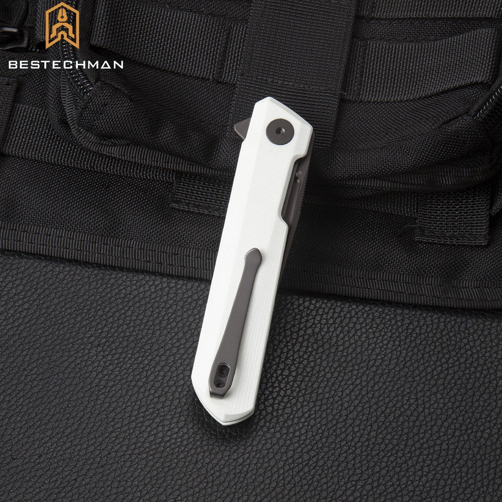 Bestechman Navalha Dundee Branco G10 D2 — foto 10