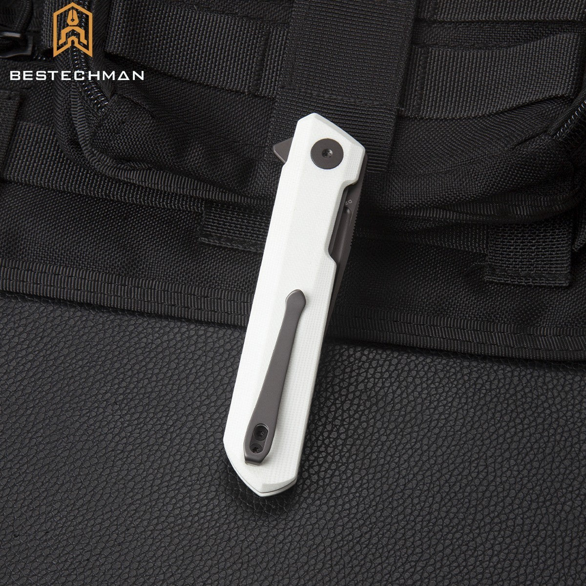 Bestechman Navalha Dundee Branco G10 D2 — foto 10