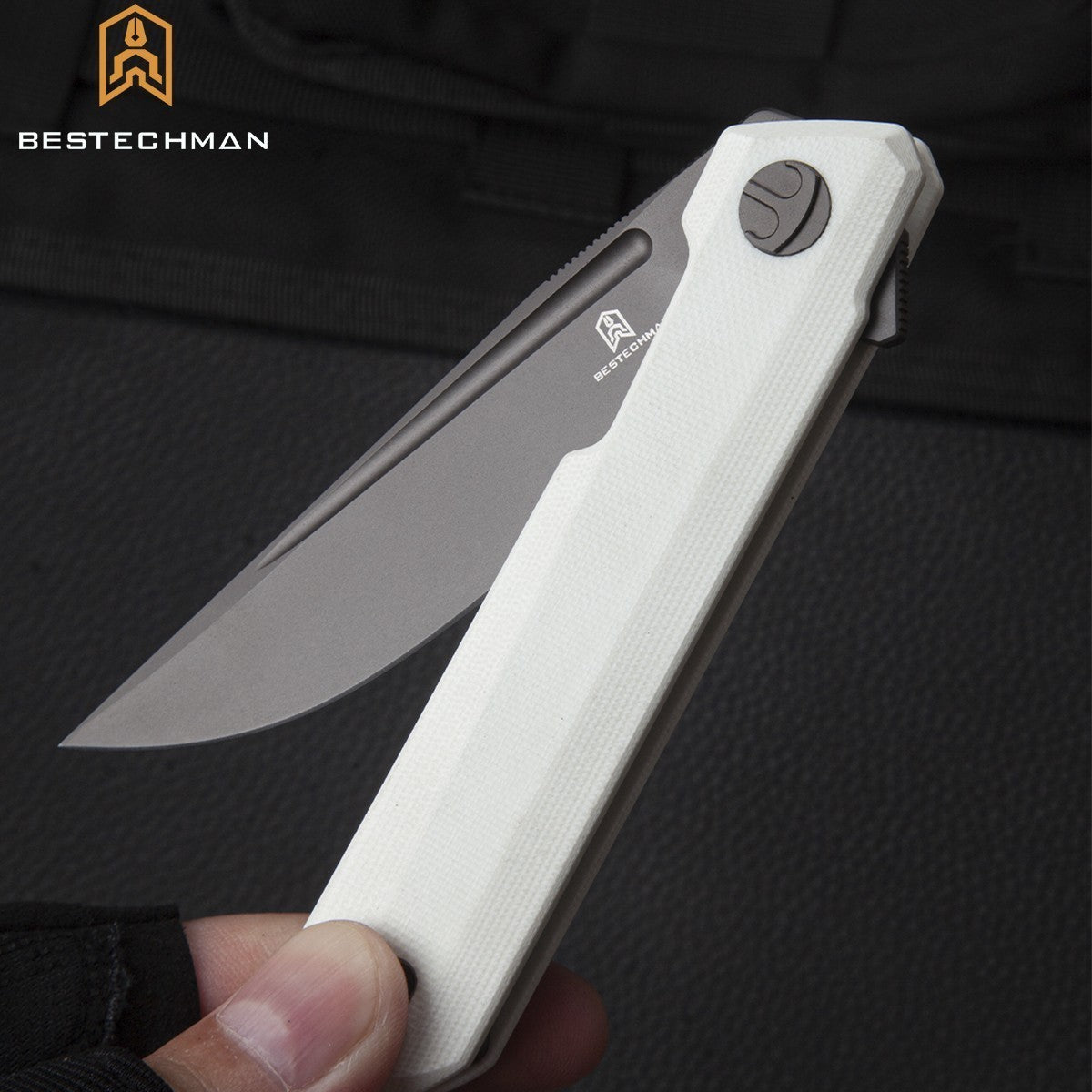Bestechman Navalha Dundee Branco G10 D2 — foto 8