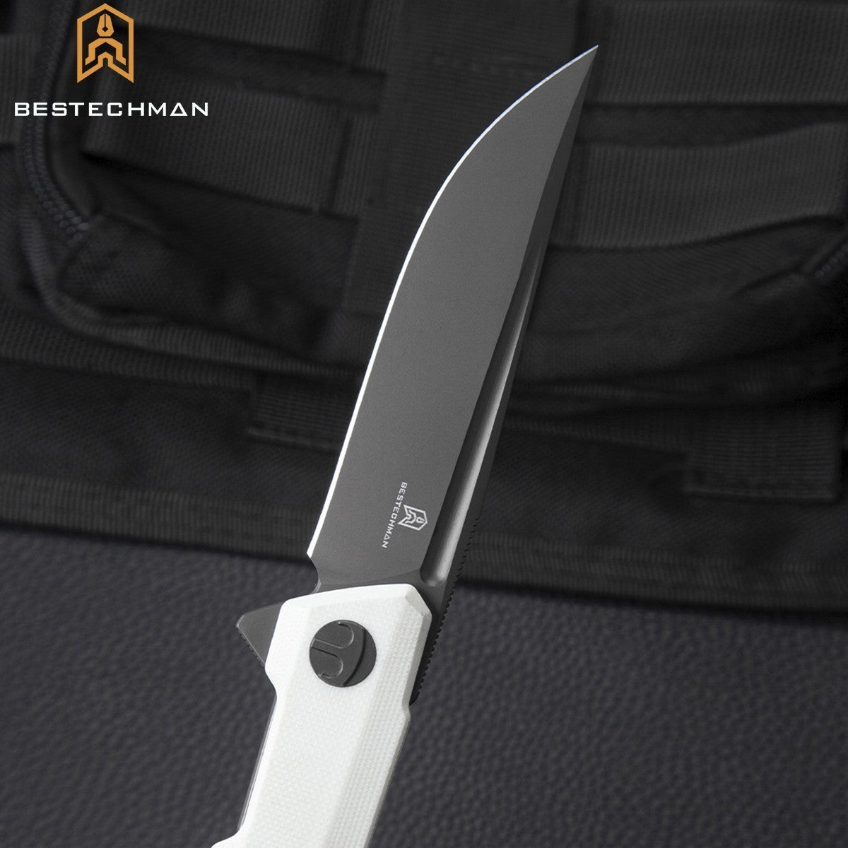 Bestechman Navalha Dundee Branco G10 D2 — foto 9