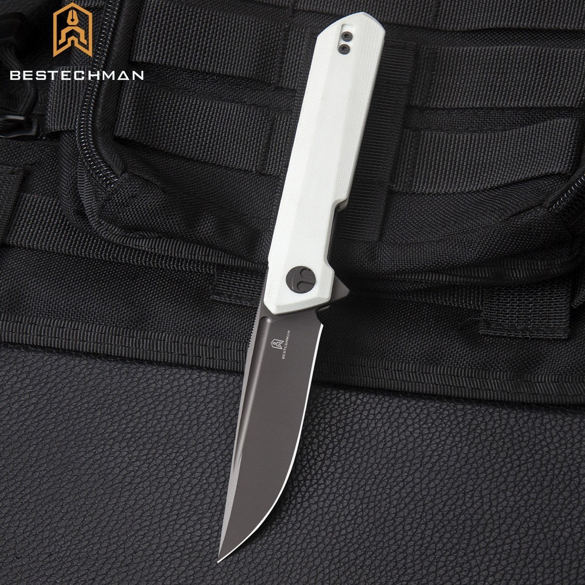 Bestechman Navalha Dundee Branco G10 D2 — foto 7
