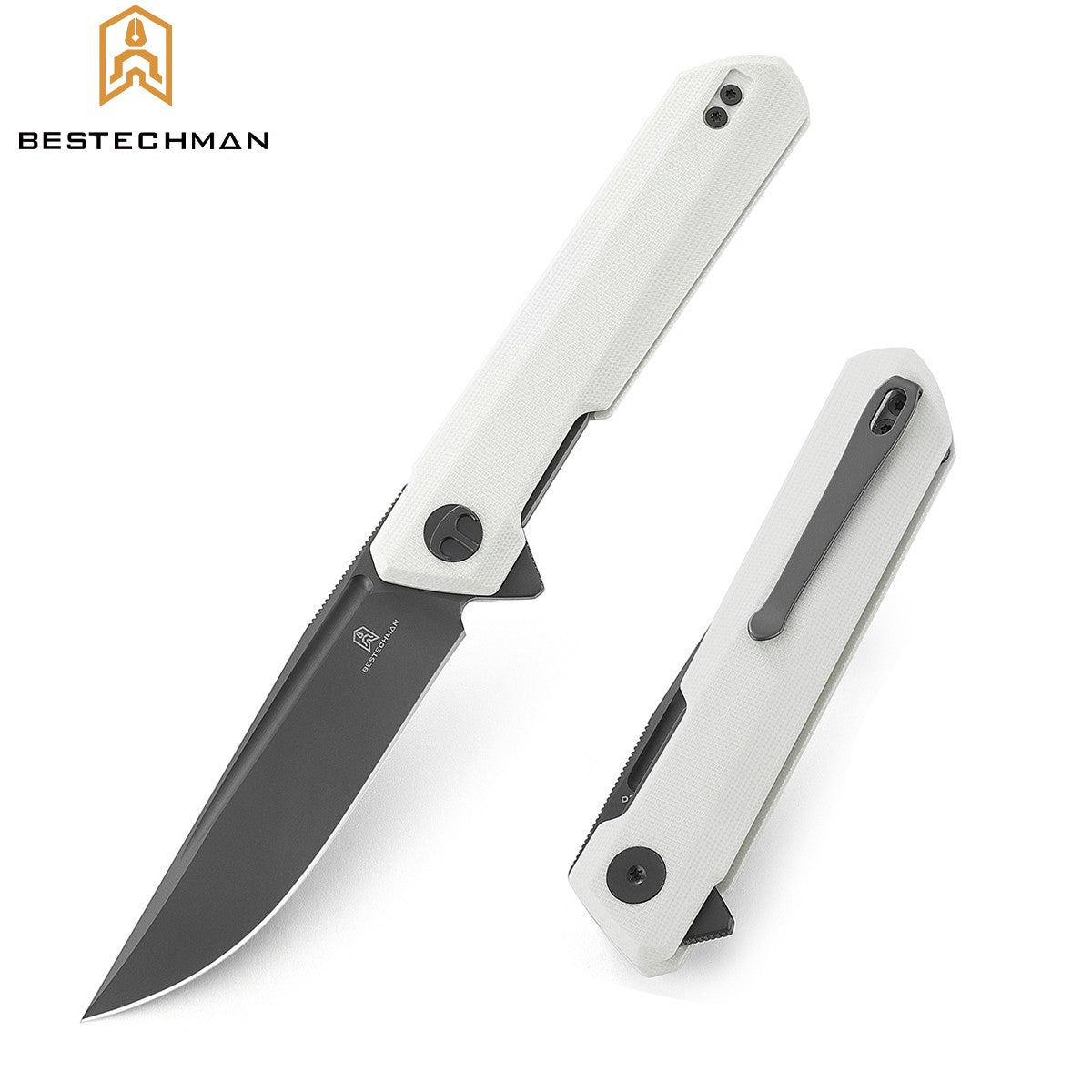 Bestechman Navalha Dundee Branco G10 D2 — foto 3