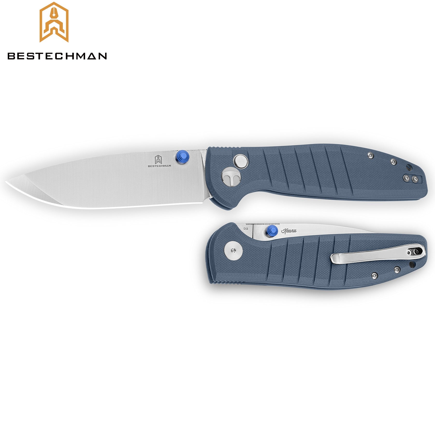 Bestechman Navalha Goodboy Azul G10 D2 — foto 4