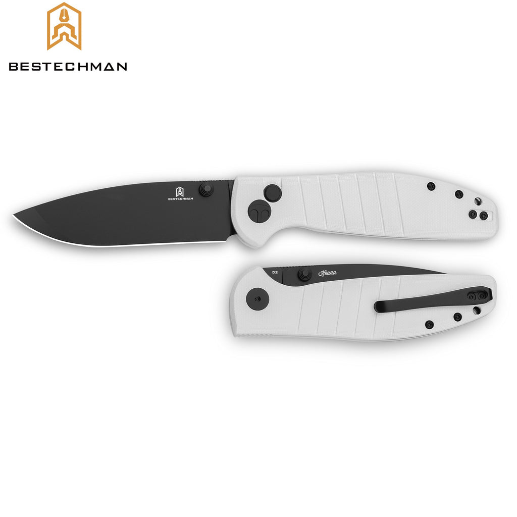 Bestechman Navalha Goodboy Branca G10 D2 PVD — foto 3