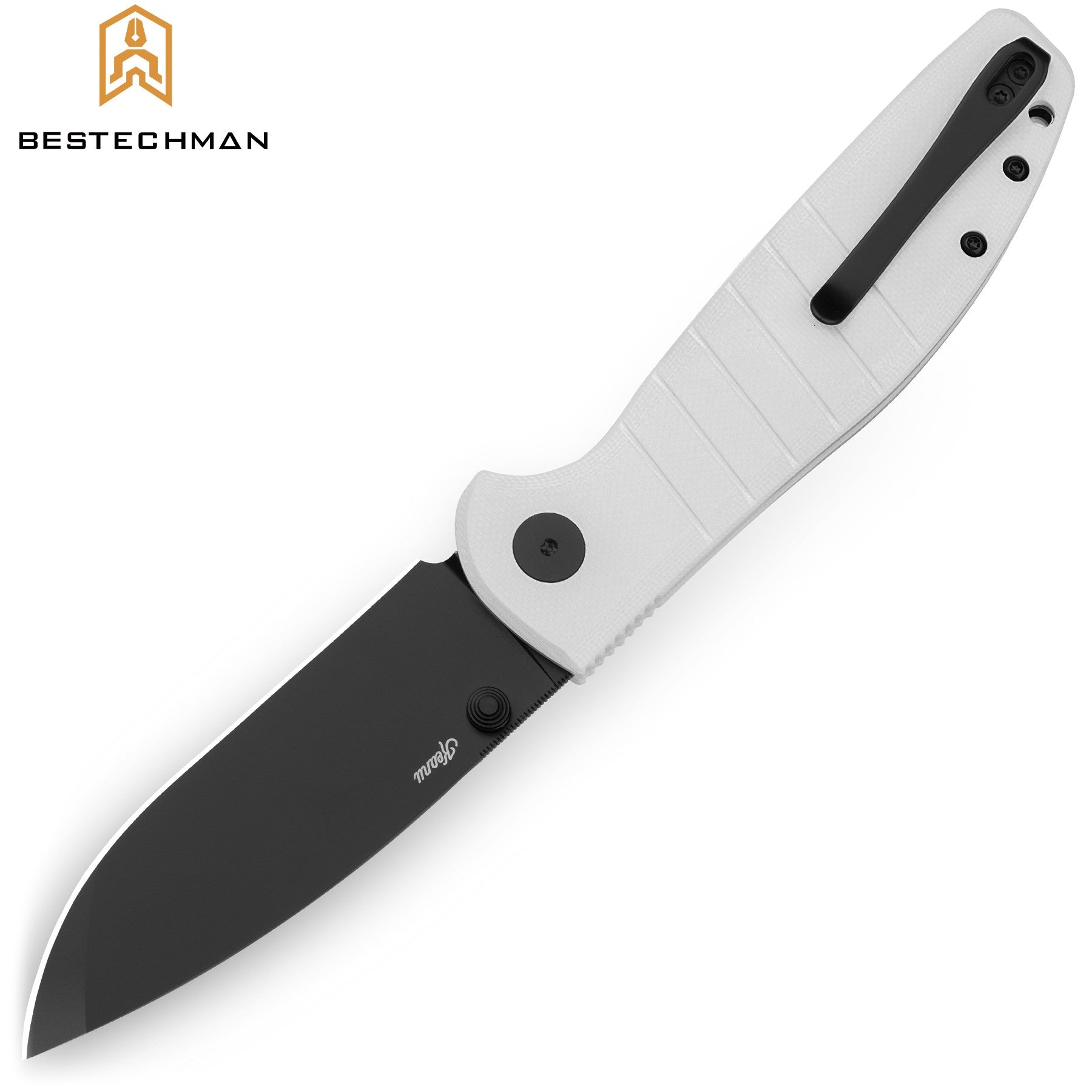 Bestechman Navalha Goodboy Branca G10 D2 PVD — foto 2