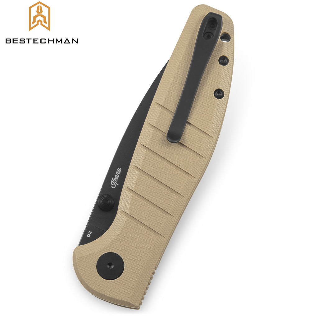 Bestechman Navalha Goodboy Cáqui G10 D2 PVD — foto 4