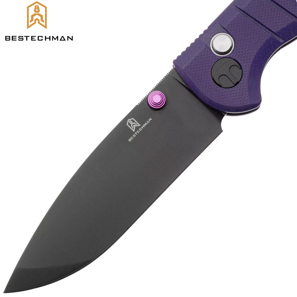 Bestechman Navalha Goodboy Púrpura G10 D2 PVD — foto 5