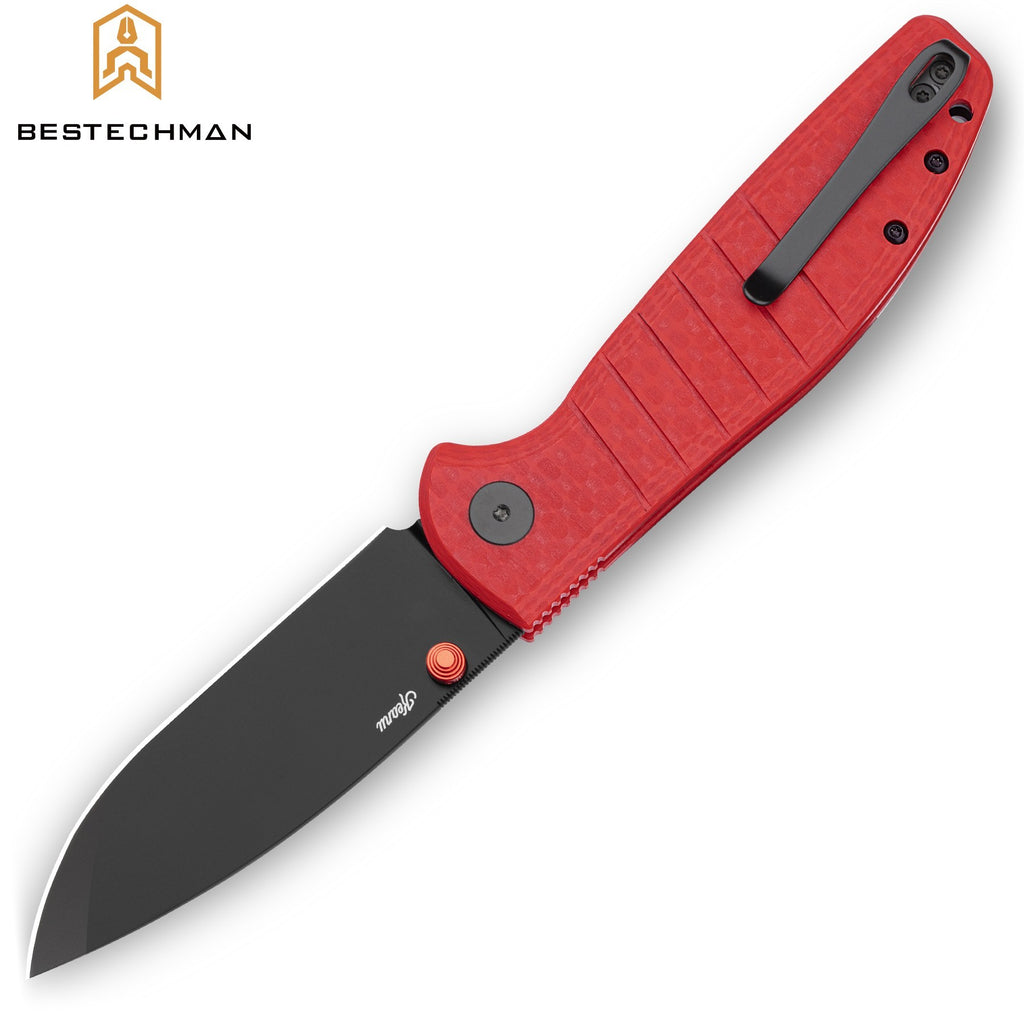 Bestechman Navalha Goodboy Vermelha G10 D2 PVD — foto 2