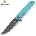 Bestechman Navalha Mini Dundee Azul Tiffany G10 D2 PVD