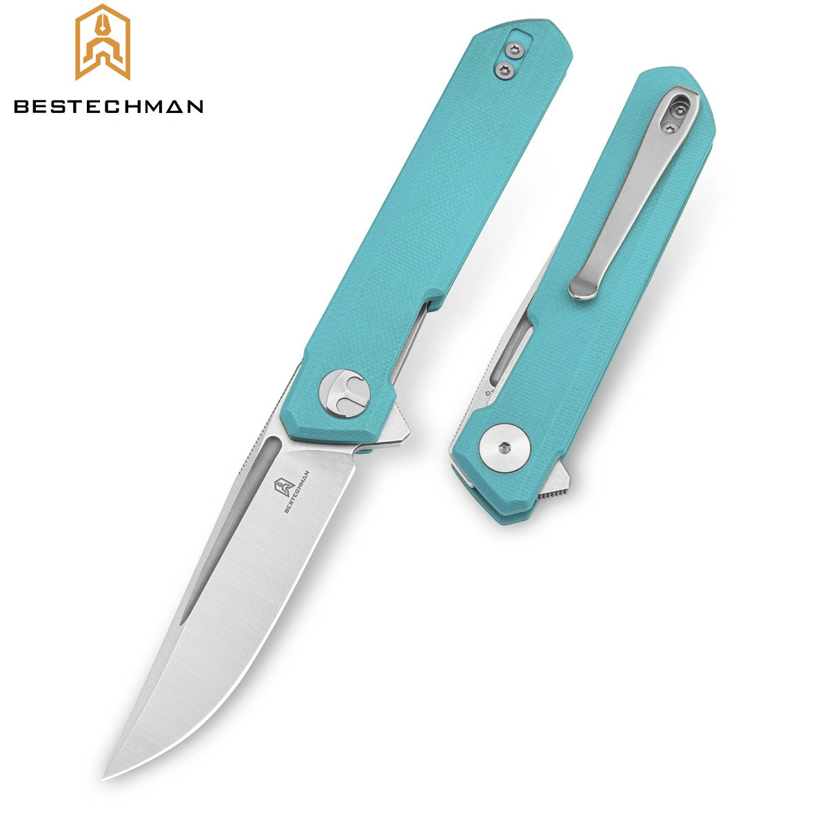 Bestechman Navalha Mini Dundee Azul Tiffany G10 D2 — foto 4
