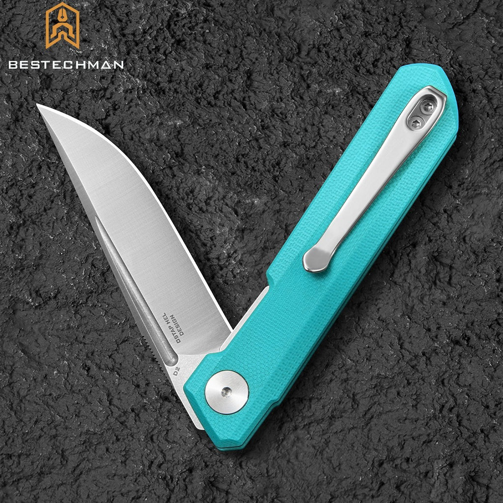 Bestechman Navalha Mini Dundee Azul Tiffany G10 D2 — foto 8