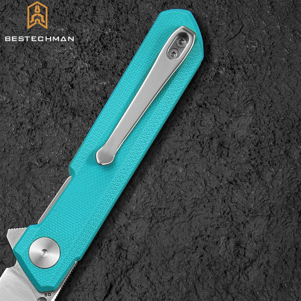 Bestechman Navalha Mini Dundee Azul Tiffany G10 D2 — foto 7