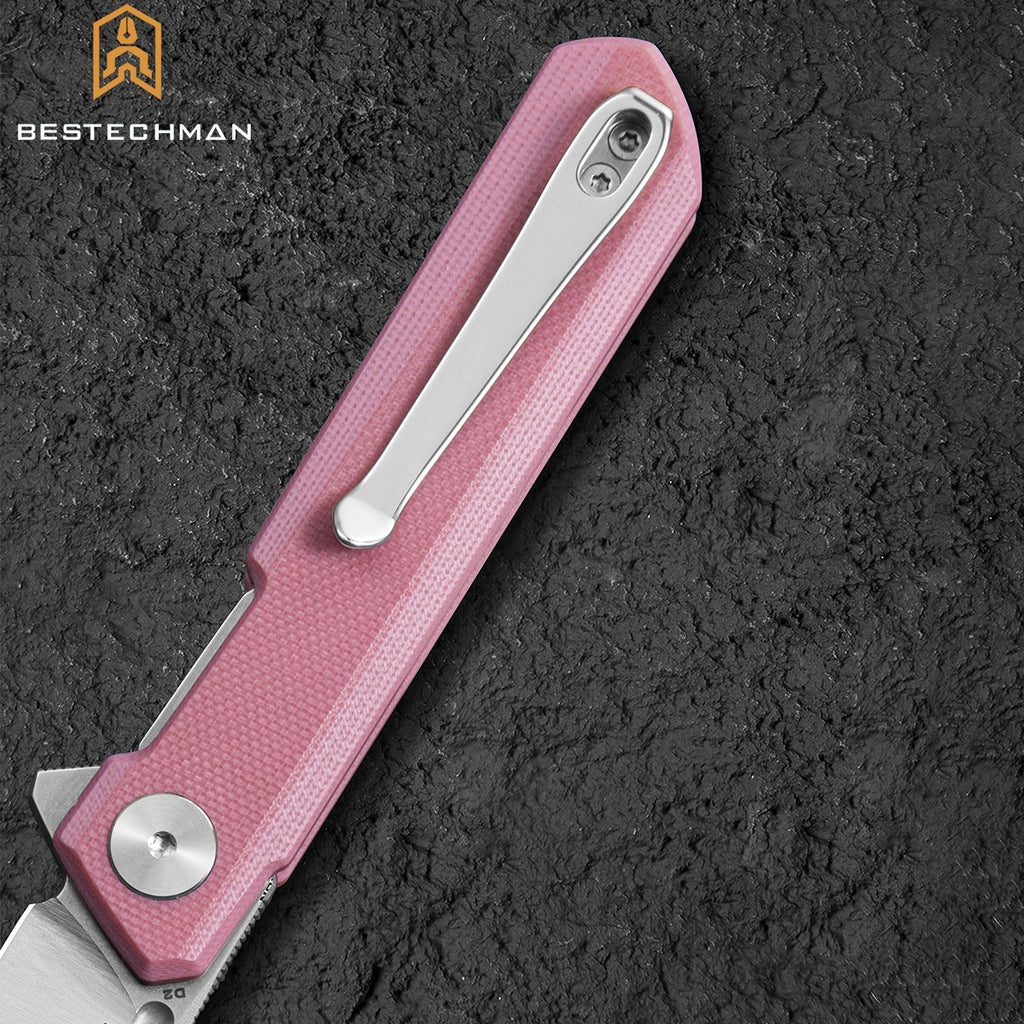 Bestechman Navalha Mini Dundee Rosa G10 D2 — foto 6