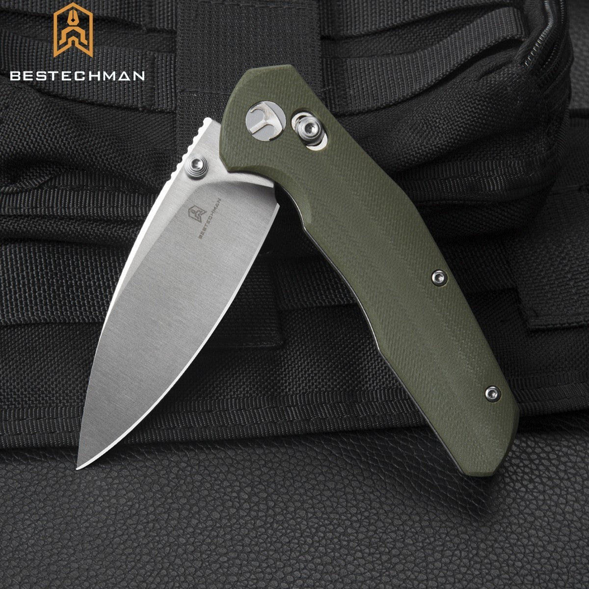 Bestechman Navalha Ronan Verde OD G10 14C28N — foto 8
