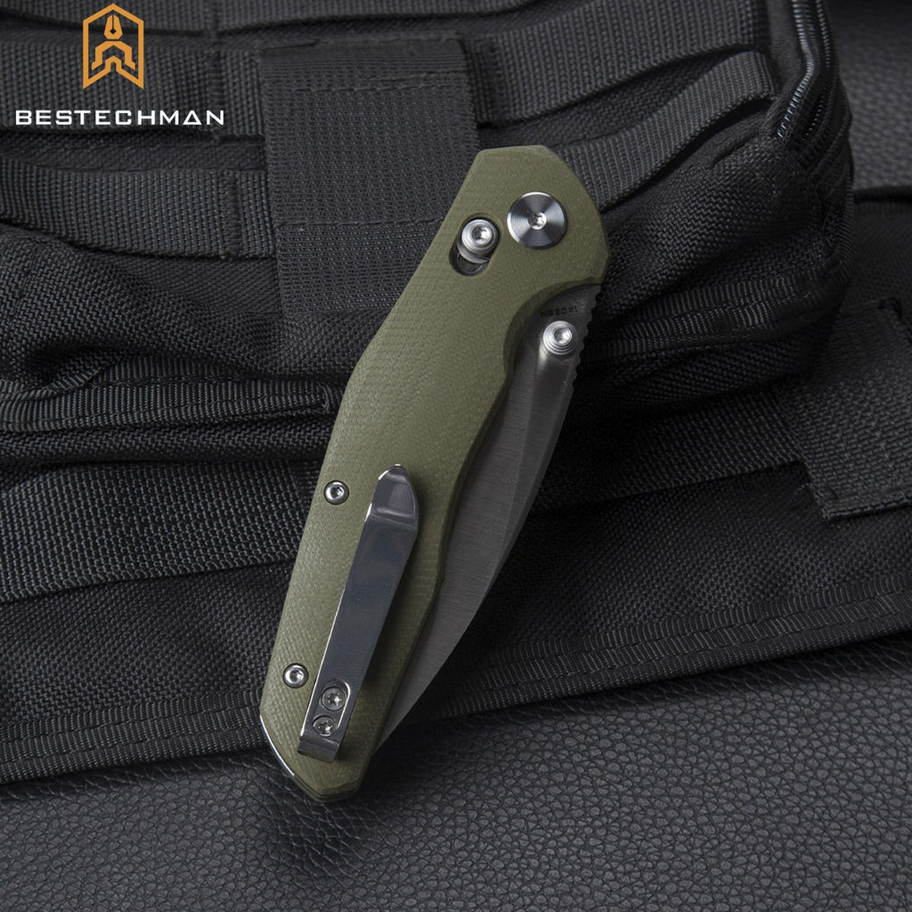 Bestechman Navalha Ronan Verde OD G10 14C28N — foto 10