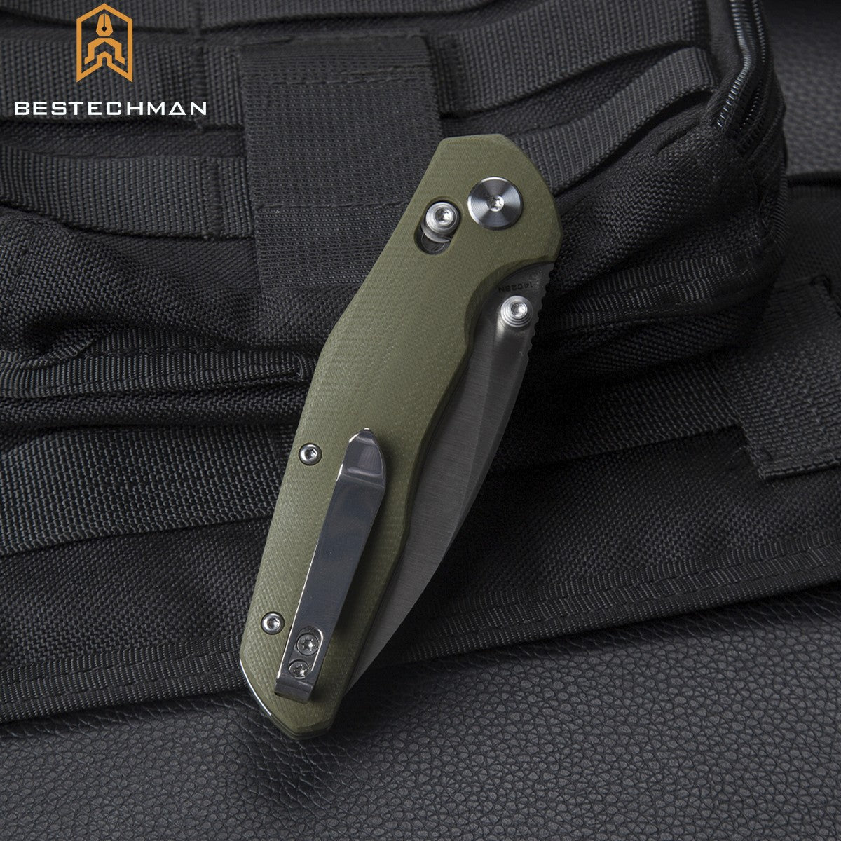 Bestechman Navalha Ronan Verde OD G10 14C28N — foto 10