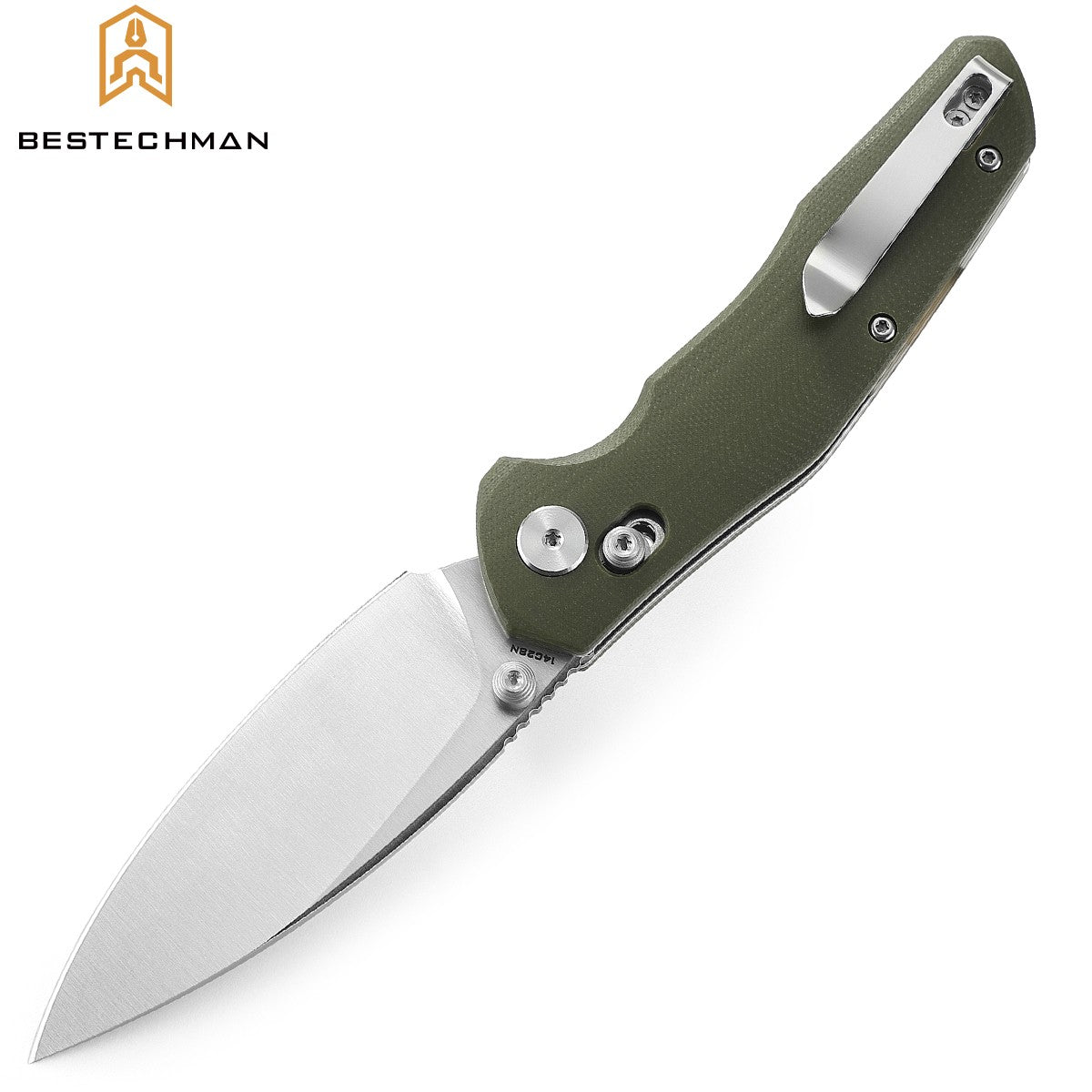Bestechman Navalha Ronan Verde OD G10 14C28N — foto 3