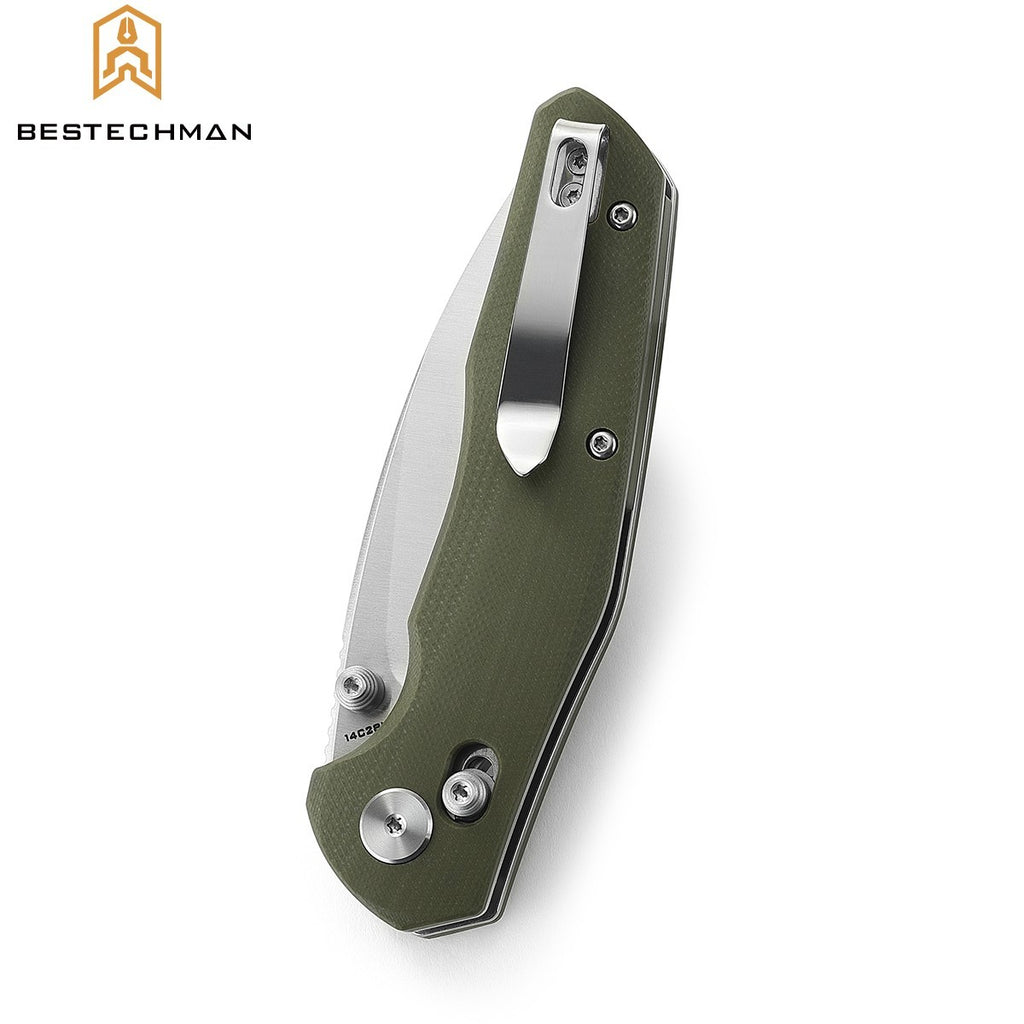Bestechman Navalha Ronan Verde OD G10 14C28N — foto 2